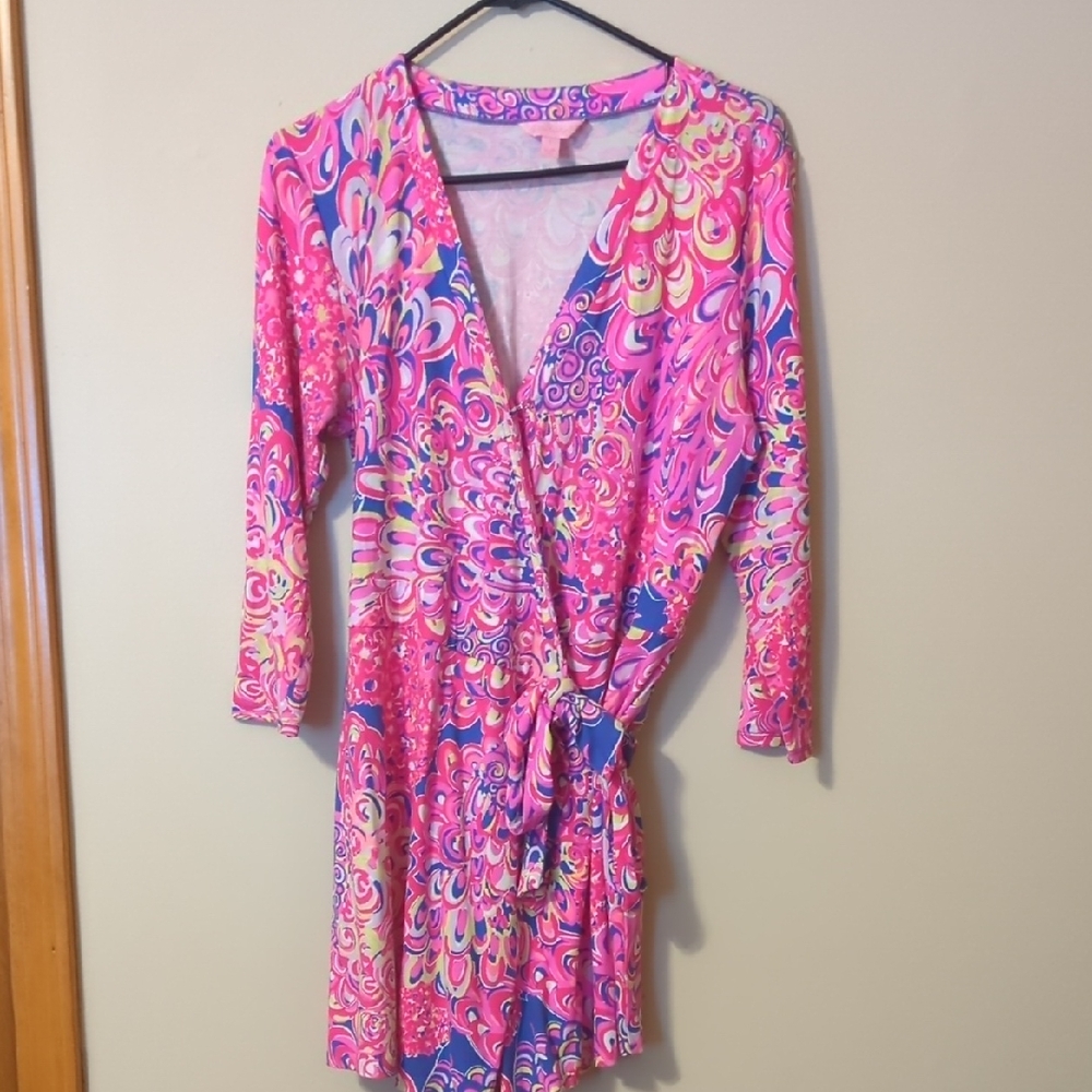Lilly Pulitzer Wrap Up  Romper